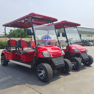 Voitures de golf électriques à batterie 72v, lithium, 6 places, homologuées pour la route, pour adultes - Product Image 1