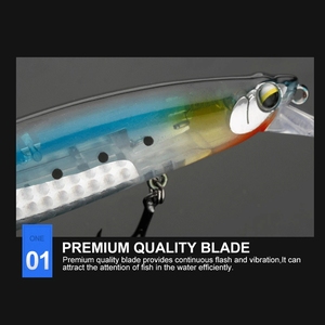 Japon Nouveau moule D'eau Salée Flottant <span class=keywords><strong>Minnow</strong></span> Coulée Longue Appât Dur <span class=keywords><strong>Flash</strong></span> Lame Wobbler Leurre De Pêche - Product Image 2