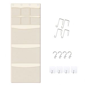 Organisateur de porte tendance pour la maison : rangement pour vêtements, foulards, serviettes et jouets dans le placard - Product Image 2