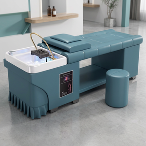 Lettino di Lusso per Terapia alla Testa, Poltrona Shampoo Reclinabile, Tavolo per Massaggi Facciali per Spa, Salone, Barbiere, Soggiorno, Bagno - Product Image 2