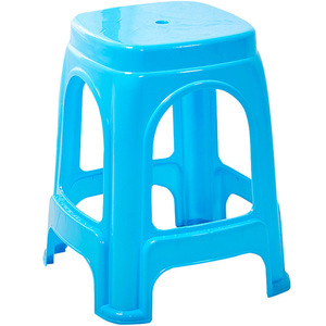 Plastic <b>Stool</b> Thickened Square Design For Living Room Or Dining <b>Table</b> Use - Product Image 1