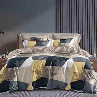 Parure de lit pour enfants avec motifs mignons, ensemble de literie 4 en 1, housse de couette 130 GSM, imprimé de luxe artificiel, taille personnalisée