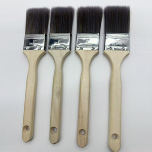 Brocha Profesional de 2.5 Pulgadas Bicolor para Pintura de Paredes, con Diferentes Materiales de Mango, Personalizable OEM - Product Image 2