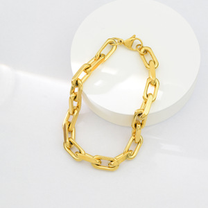 2026 New Simple Popular Design Geometric <b>Chain</b> Bracelet <b>Titanium</b> Steel Gold Silver Plated Men's Bracelets Trendy Jewelry - Product Image 5