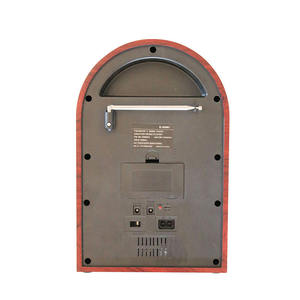 Radio Portátil Retro Multibanda FM AM SW de Fábrica, 18.8x11.3x29.1CM, USB, Tarjeta TF, Recargable, Color Madera, para Decoración del Hogar - Product Image 5
