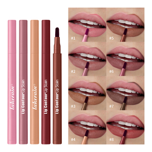 Crayon à lèvres waterproof, emballage OEM, logo personnalisé, crayon contour lèvres lisse, crayon à lèvres crème, marque privée - Product Image 1