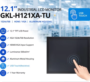 Moniteur tactile de bureau durable et facile à utiliser, sans pilote, avec support de bureau, compatible PNP - Product Image 1