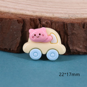 Pánico comprando gatito coche brillante cara pintura accesorios resina caso teléfono resina 3D resina <span class=keywords><strong>para</strong></span> Decoración - Product Image 5