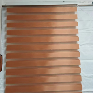 Moderno Inteligente Motorizado Horizontal Eléctrico Poliéster Bambú Persiana Funcionado por batería Filtrado de luz Técnica incorporada Llanura - Product Image 3