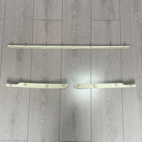 Prix de gros Bande décorative argentée pour pare-chocs avant, moulure extérieure de pare-chocs avant pour Land Rover Range Rover 2013-2017