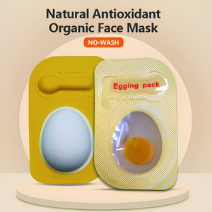 Masque de nuit réparateur pour le visage, resserre les pores, blanchissant et hydratant, avec rétinol et vitamine C, masque naturel à l'œuf pour le nez - Product Image 5