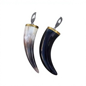Ouvre-bouteille artisanal en corne de buffle avec ouvre-bouteille 2-en-1 en acier inoxydable durable et écologique pour bière et vin - Product Image 1