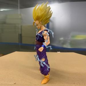 Nouveau Design 24cm DBZ PVC Anime Action Figure Jouets Dessin Animé Debout Pose <span class=keywords><strong>Goku</strong></span> Gohan pour Voiture Décor À La Maison - Product Image 4