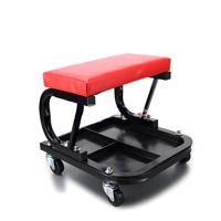Chaise et tabouret universels pour réparation automobile avec plateau en cuir amovible en forme de U, rouge, Audi A4L 2017-2024