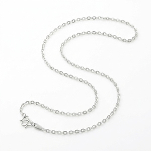 Collier ras du cou en platine Pt950 blanc, chaîne fine et élégante, pour femme, pour occasions formelles, bijoux en platine haut de gamme - Product Image 1