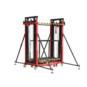 छोटे फोल्डेबल 1-10 मीटर इलेक्ट्रिक मचान लिफ्ट प्लेटफॉर्म 110 वी मोबाइल इलेक्ट्रिक लिफ्टिंग मचान - Product Image 5