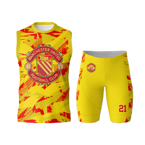 Top Usine Personnalisé Jeunesse Sublimation 7 sur 7 Maillot De Football Pantalon Femmes 7 sur 7 Gilet De Compression - Product Image 1