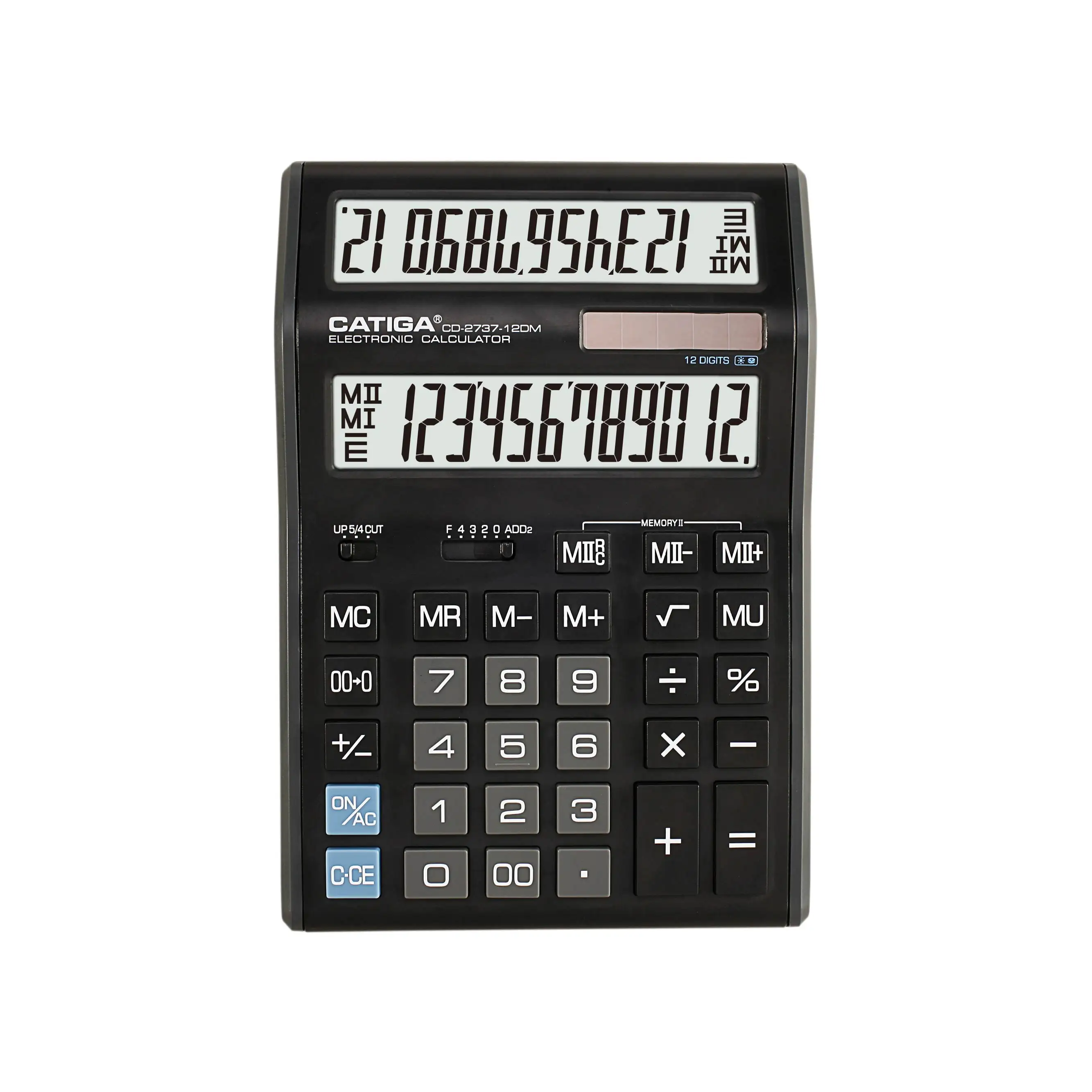 CD-2737-12DM vendita calda vecchio stile 12 cifre grande Display LCD calcolatrice scientifica con funzioni grafiche per la scrivania