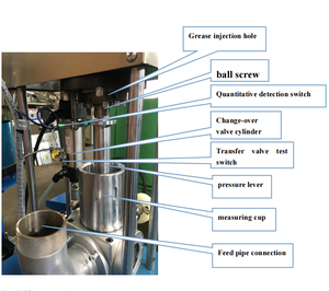 220v מכונות מילוי דבק בקבוקי פלסטיק מדויקים למחצה גבוהה למחצה עבור 300 מ "ל מחסנית אחת עם איטום סיליקון - Product Image 3