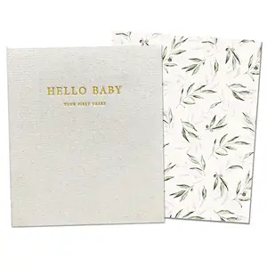 定制印刷怀孕书精装纪念品日用礼品记忆记录婴儿里程碑产妇第一本书日记