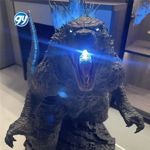Godzillaed <span class=keywords><strong>Vs</strong></span> Konged monstre géant rayon de chaleur réglable éclairer Statue modèle Figure ornement cadeau à collectionner en gros - Product Image 4