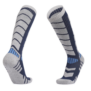 Automne hiver longues <span class=keywords><strong>chaussettes</strong></span> de neige en laine tricotées longueur d'équipage serviette de sport décontracté <span class=keywords><strong>chaussettes</strong></span> de <span class=keywords><strong>ski</strong></span> en laine mérinos avec logo sur le corps - Product Image 5