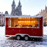 Food Truck Unique et Entièrement Équipé pour Tacos, Barbecue, Frites, Shawarma, avec Congélateur Profond