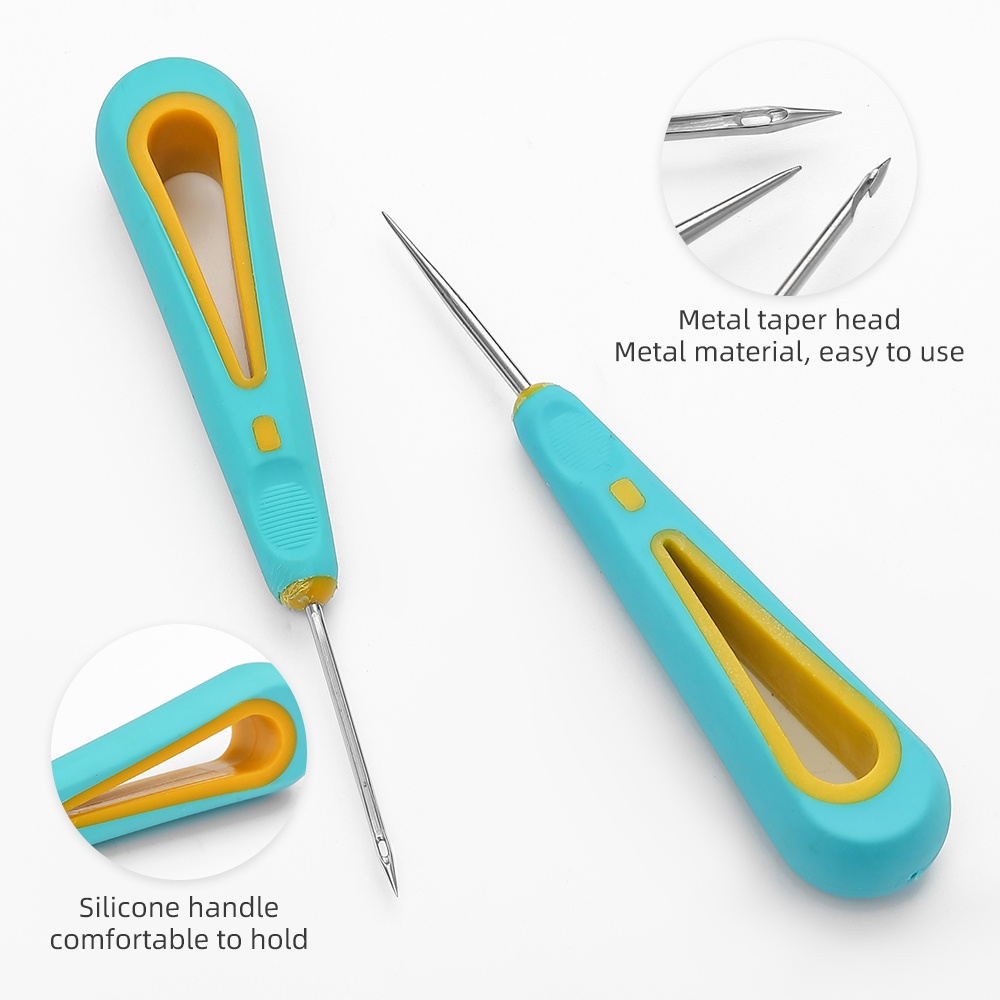 Yyangz 3PCS Awl Tool Stainless Steel Needle Wooden India