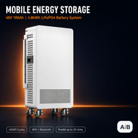 Station d'énergie mobile sur roues, batterie solaire 48V 100Ah, station d'alimentation Plug and Play, alimentation de secours UPS pour maison, atelier, bureau