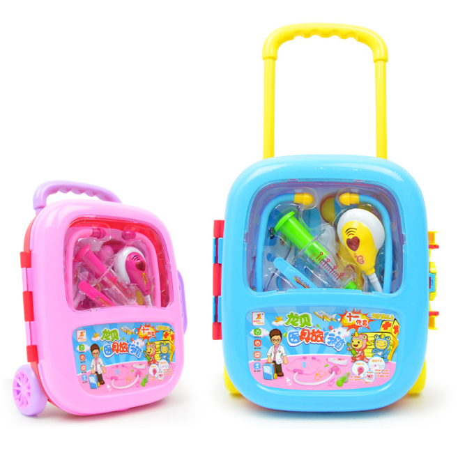 Детская имитация стетоскопа докторская Игрушка тележка Чехол Декор набор игрушки 2022 девочка мальчик детская игрушка