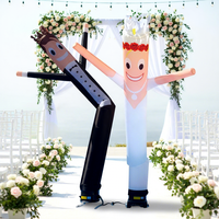 Publicité personnalisée pour couple marié marié gonflable Sky danseur pour mariage