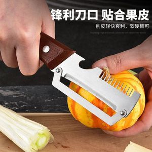 Stainless Steel 3 in 1 Kitchen Tool Slicer Peeler Bottle Opener for Fruit <b>Vegetable</b> Home Use Hand Wash Only - Product Image 4