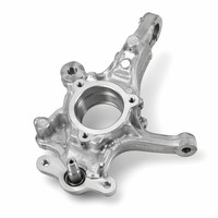 Boîtier de rotule de direction en aluminium moulé sous pression usiné CNC OEM pour châssis de véhicule, composant de suspension personnalisé