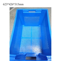 QS Ventilé Fruits Caisse Vente Fruits Panier de Maille En Gros Caisse En Plastique Plateaux À Pain Panier Caisse pour Fruits et Légumes