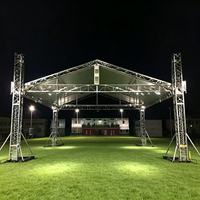 Structure de scène en alliage d'aluminium sur mesure pour événements et concerts, location avec prix direct usine