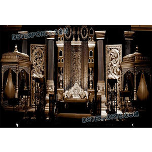 Temática Walima musulmana, escenario de boda antiguo, exclusivo, recepción de boda, Escenario nocturno musulmán, decoración de Escenario nocturno, Nikah - Product Image 1