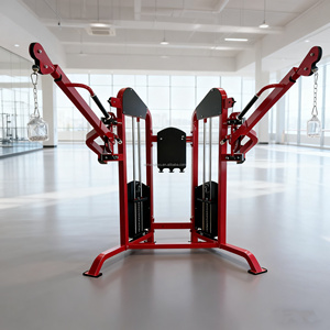Système à double poulie à usage commercial, appareil d'entraînement fonctionnel multifonctionnel à charges réglables - Product Image 1