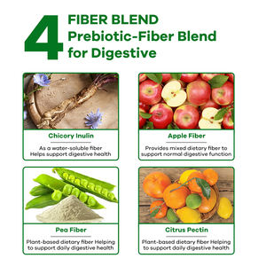 Мгновенный порошок Yerba Mate персиковый манго Львиная Грива L-теаниновые пробиотики пребиотики для энергетического здоровья кишечника - Product Image 3