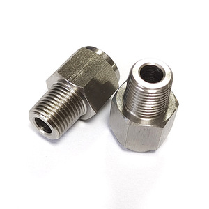อะแดปเตอร์ไฮดรอลิกสแตนเลส Jiax ขนาด 1/8 NPT ต่อเกลียว M10x1.0 สำหรับอะไหล่รถยนต์ - Product Image 2