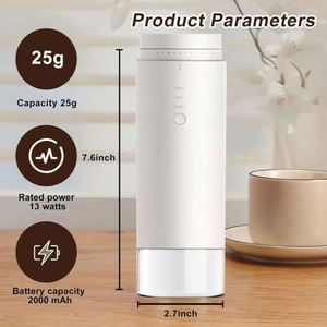 เครื่องบดกาแฟแบบพกพาแกนเหล็กที่มีความเร็วในการบดที่เร็วที่สุด - Product Image 2