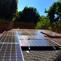 Base de montage solaire pour toiture en tuiles d'asphalte avec joint d'étanchéité en caoutchouc EPDM intégré
