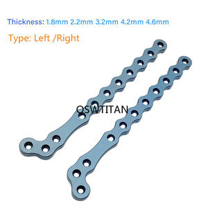 Pelat ALPS pengunci rekonstruksi Titanium bedah hewan tipe L 1.8/2.2/3.2/4.2mm pelat sekrup ortopedi hewan peliharaan - Product Image 3