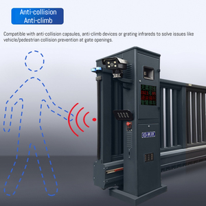 <span class=keywords><strong>Portail</strong></span> <span class=keywords><strong>coulissant</strong></span> cantilever en aluminium Qigong Factory, <span class=keywords><strong>portail</strong></span> de sécurité industriel pour centre de données/école/ouverture automatique - Product Image 5