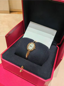 Reloj de Cuarzo de Lujo para Mujer, Caja Ovalada de Oro de 18K, Diseño Elegante y Delgado, Reloj de Vestir para Dama - Product Image 2