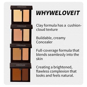 Meilleure palette de maquillage pour les yeux, fond de teint, correcteur professionnel de marque privée, crème naturelle végétalienne, correcteur (nouveau) - Product Image 5