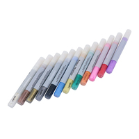 2024 nouveau marqueur de peinture à base d'alcool de vente chaude 12 couleurs résistant à l'eau pour le dessin de bricolage, le métal, le verre, le bois