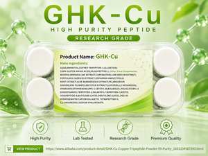 Péptido de Cobre para Reparación de la Piel, Ingrediente Cosmético Liofilizado - Product Image 3