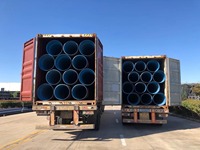 Tuyau de drainage en plastique ondulé HDPE à double paroi de haute qualité, intérieur lisse, 8 à 10 pouces