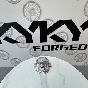 KYKY 4 Pezzi Coprimozzo Centrale 7x180mm 8x180mm Argento Flottante per GMC Chevrolet Silverado 2500HD 3500HD - Product Image 3