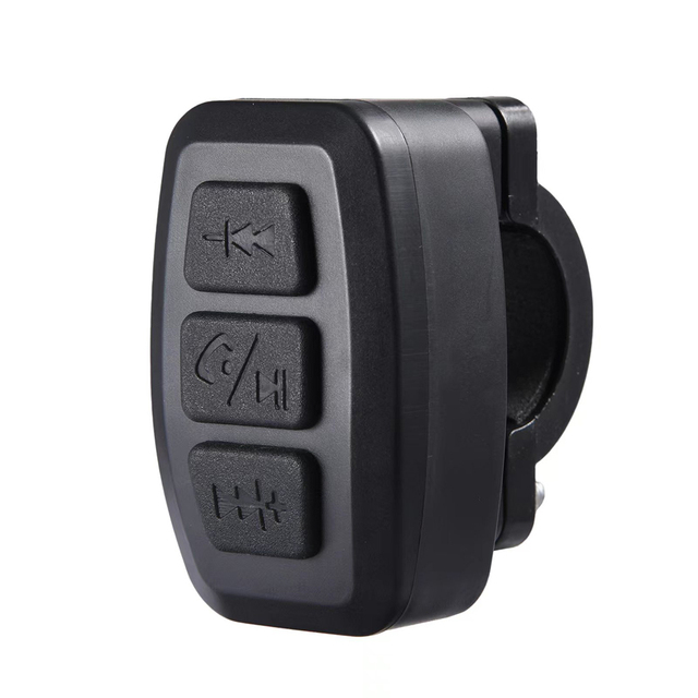 Media Wireless BT Button Remote Controller Car Motorcycle Bike Steering Wheel MP3 Music Play for Android IOS Phone Tablet
